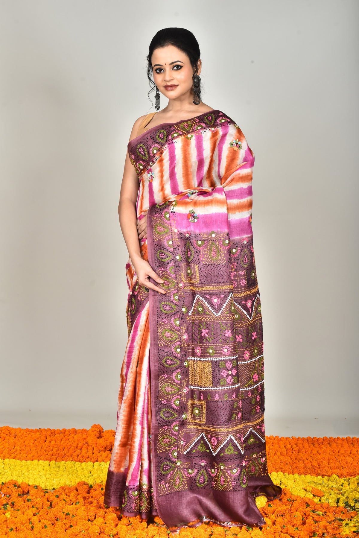 TUSSAR DIY LAMBANI SILK SAREE