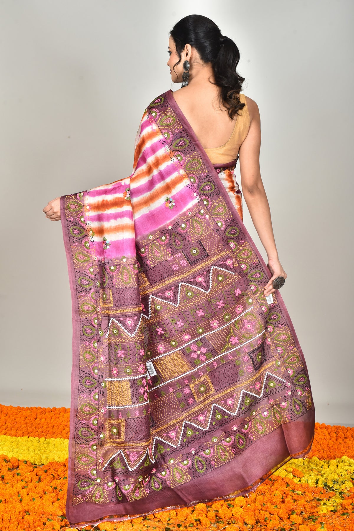 TUSSAR DIY LAMBANI SILK SAREE