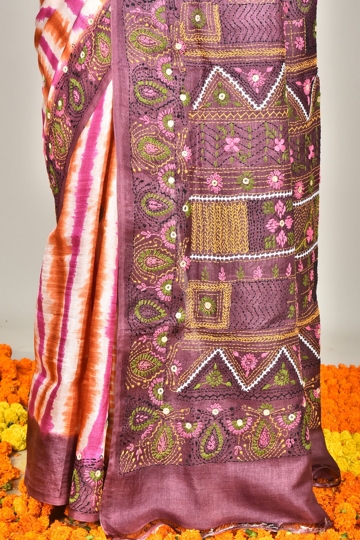 TUSSAR DIY LAMBANI SILK SAREE