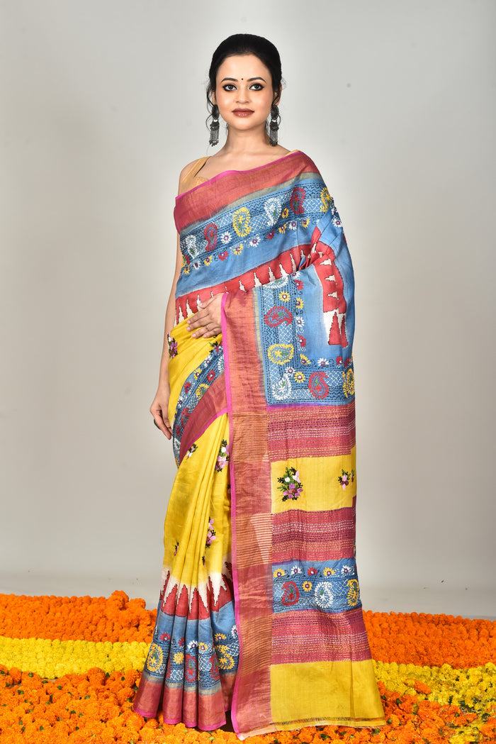 TUSSAR DIY LAMBANI SILK SAREE