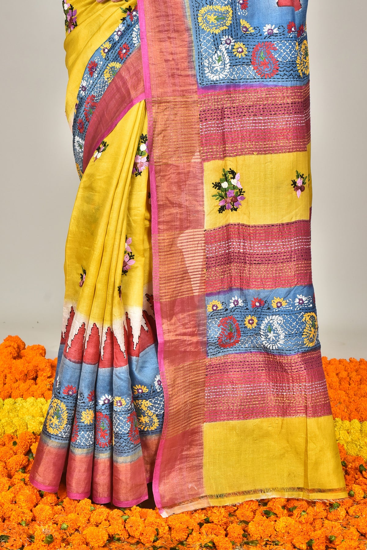 TUSSAR DIY LAMBANI SILK SAREE