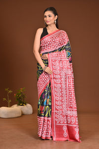 TUSSAR FUSION KANTHA SAREE