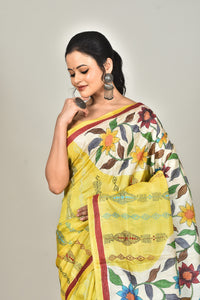 TUSSAR HANDPRINT SAREE
