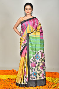 TUSSAR HANDPRINT SAREE