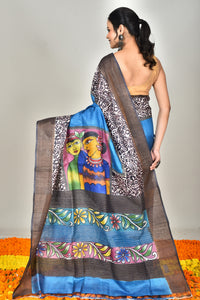 TUSSAR HANDPRINT SAREE