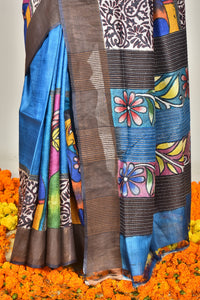 TUSSAR HANDPRINT SAREE