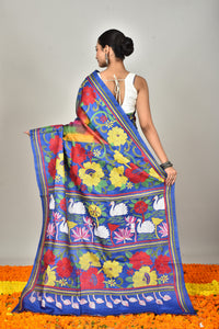 TUSSAR SILK DIY KANTHA SAREE