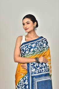 TUSSAR SILK DIY KANTHA SAREE