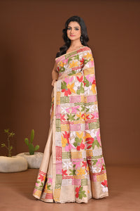 TUSSAR SILK KANTHA SAREE