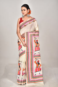 TUSSAR SILK KANTHA SAREE