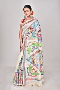 TUSSAR SILK KANTHA SAREE