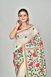 TUSSAR SILK KANTHA SAREE