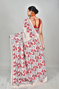 TUSSAR SILK KANTHA SAREE