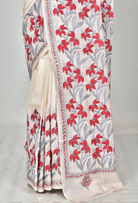TUSSAR SILK KANTHA SAREE