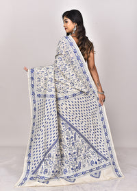TUSSAR SILK KANTHA SAREE