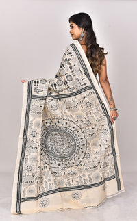 TUSSAR SILK KANTHA SAREE