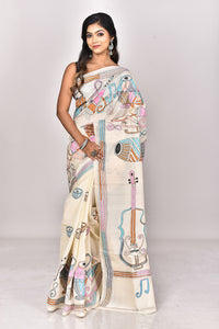 TUSSAR SILK KANTHA SAREE
