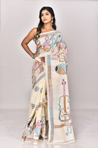 TUSSAR SILK KANTHA SAREE