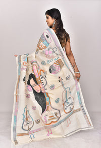 TUSSAR SILK KANTHA SAREE