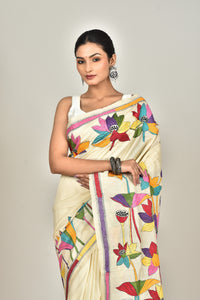 TUSSAR SILK KANTHA SAREE