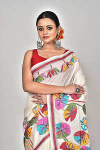 TUSSAR SILK KANTHA SAREE
