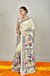 TUSSAR SILK KANTHA SAREE