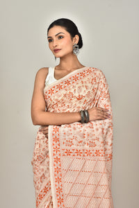 TUSSAR SILK KANTHA SAREE