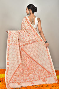 TUSSAR SILK KANTHA SAREE