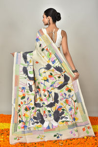 TUSSAR SILK KANTHA SAREE