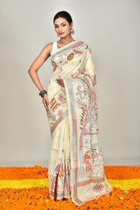 TUSSAR SILK KANTHA SAREE