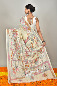 TUSSAR SILK KANTHA SAREE