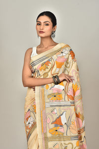 TUSSAR SILK KANTHA SAREE