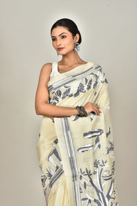 TUSSAR SILK KANTHA SAREE