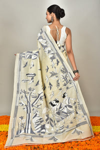 TUSSAR SILK KANTHA SAREE