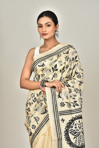 TUSSAR SILK KANTHA SAREE