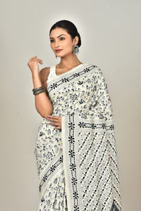 TUSSAR SILK KANTHA SAREE