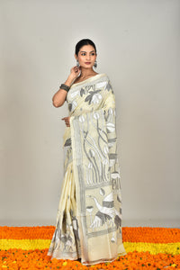 TUSSAR SILK KANTHA SAREE