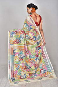 TUSSAR SILK KANTHA SAREE