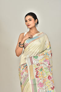 TUSSAR SILK KANTHA SAREE