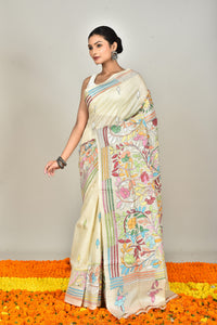 TUSSAR SILK KANTHA SAREE