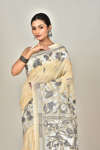 TUSSAR SILK KANTHA SAREE