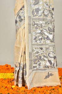 TUSSAR SILK KANTHA SAREE