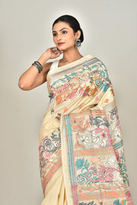 TUSSAR SILK KANTHA SAREE