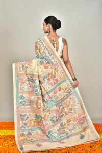 TUSSAR SILK KANTHA SAREE