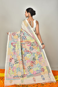 TUSSAR SILK KANTHA SAREE