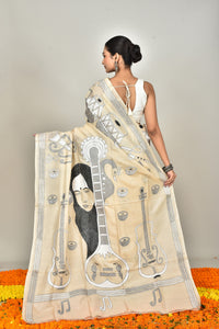 TUSSAR SILK KANTHA SAREE