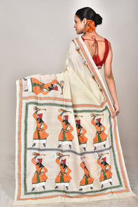 TUSSAR SILK KANTHA SAREE