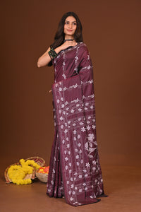 UTTORON BLENDED SILK KANTHA SAREE