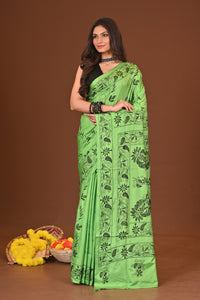 VANIKA BLENDED SILK KANTHA SAREE