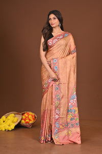 DEVAMATA BLENDED SILK KANTHA SAREE